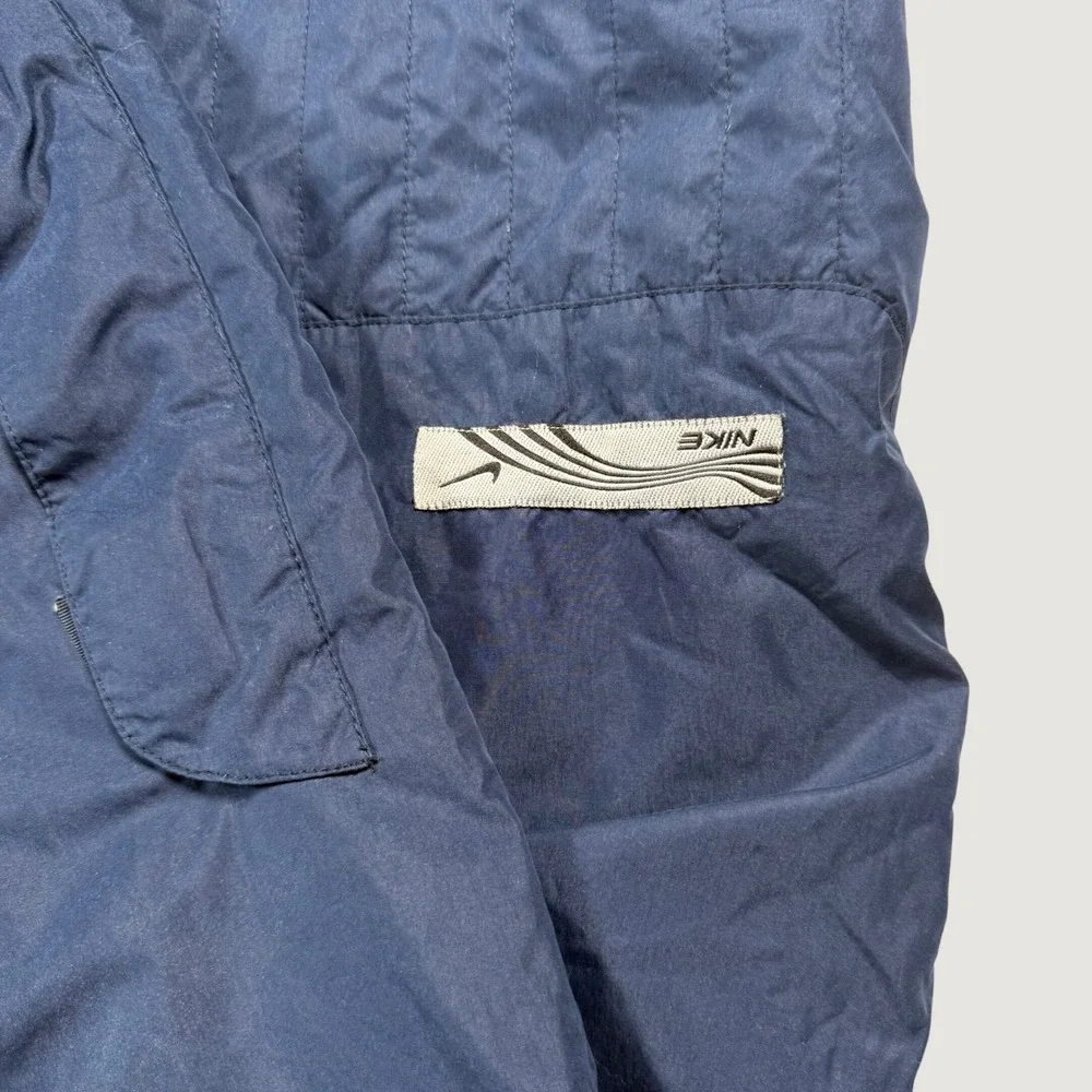 Y2K Nike Vintage Navy Blue Windbreaker Track Pants Mens XXL Baggy Lined Swish